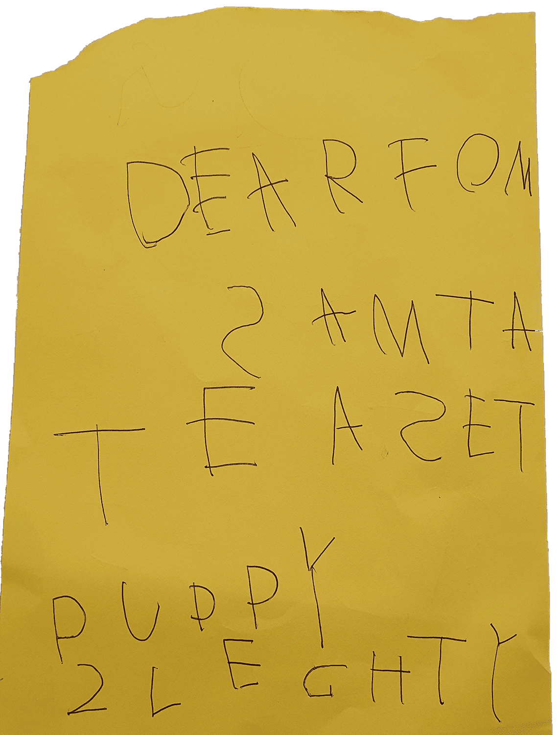 Letter to Santa - or Samta if still learning your letters