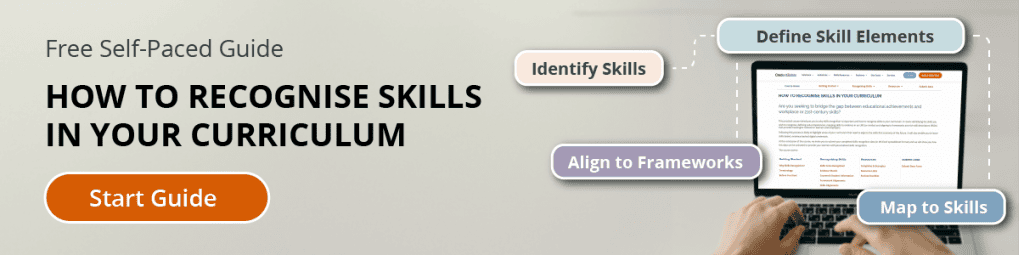 Free Self-Paced Guide - How to Recognise Skills in Your Curriculum - Credentialate