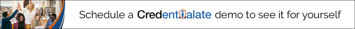 Schedule a Credentialate Demo