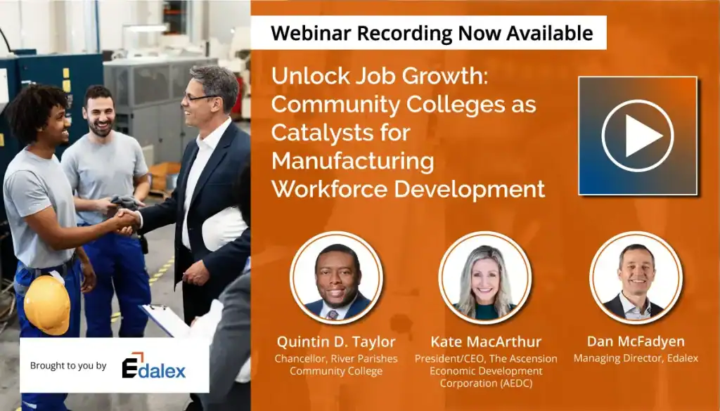 Unlock Job Growth - Community Colleges as Catalysts Webinar