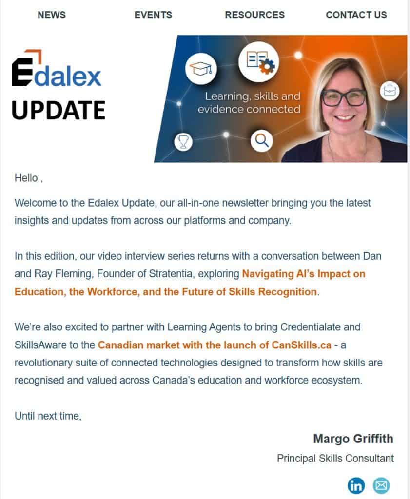 Edalex Update Sample
